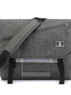 Waterproof Canvas Messenger Bag Laptop Satchel Lightweight School Briefcase
